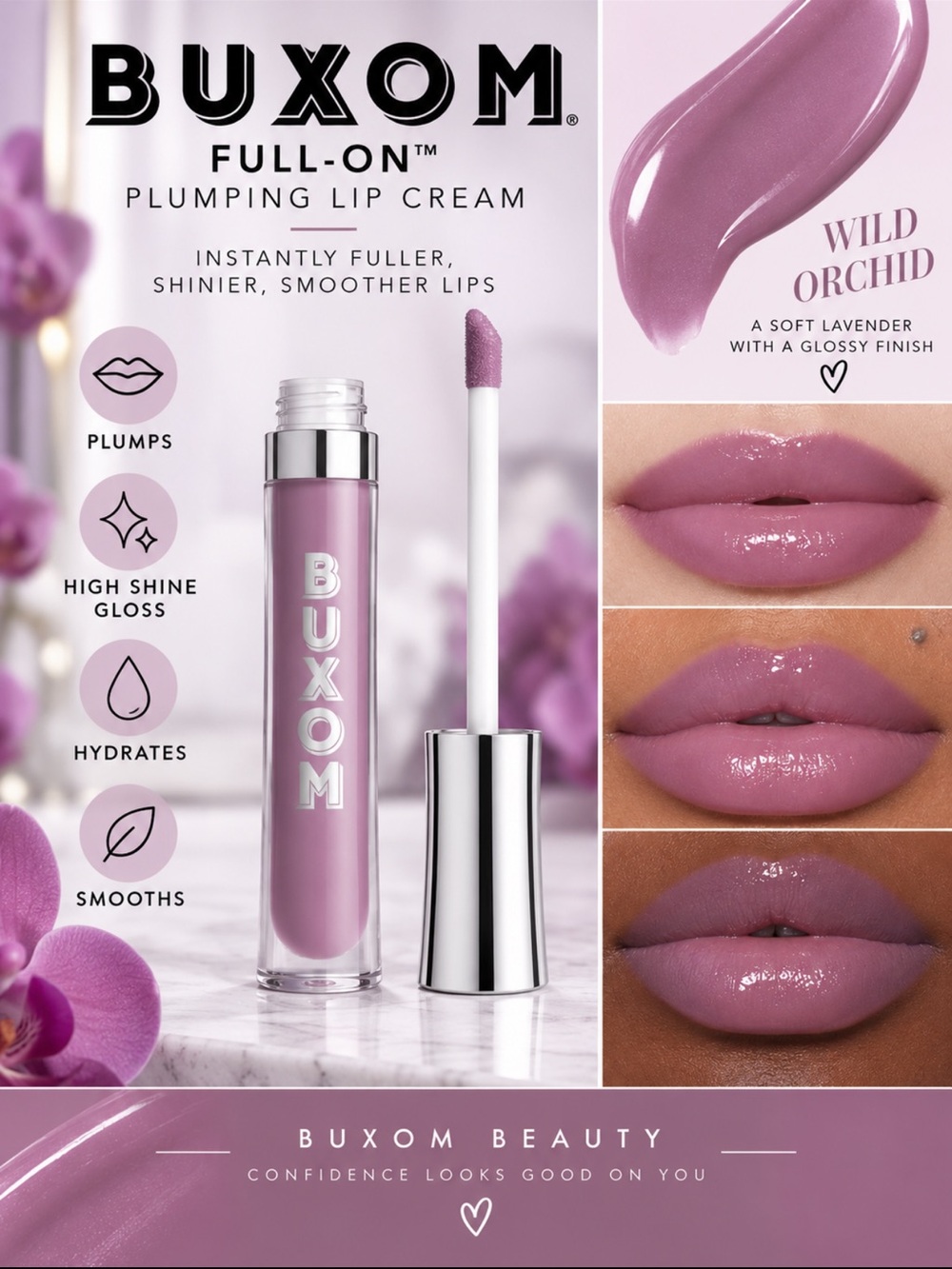 Buxom wild orchid Full-On Plumping Lip Cream